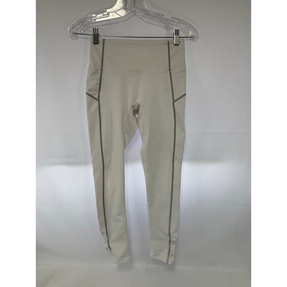 FP Movement You're A Peach Leggings Free People White Size Small Women’s NWOT - Picture 1 of 9